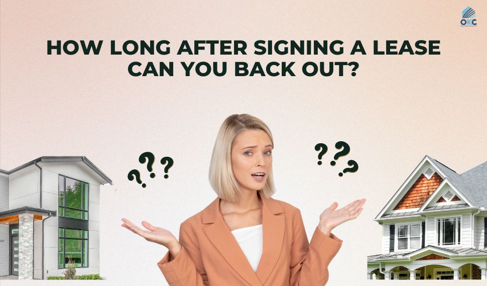 how long after signing a lease can you back out